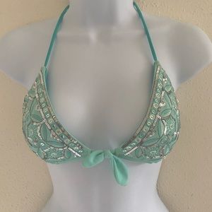 Victoria Secret Sequin Swim Top